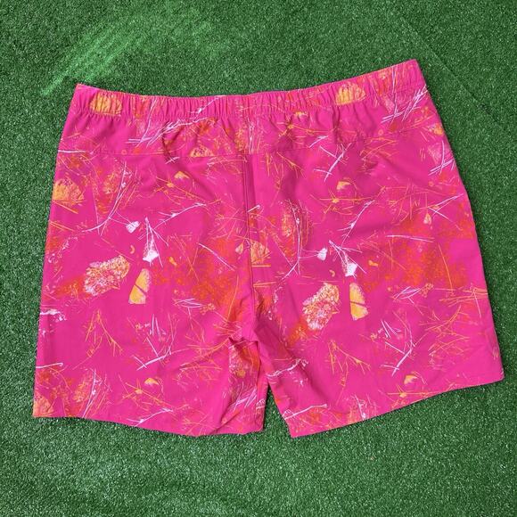 The North Face Wander Print Shorts Size 2XL Mens Pink Glow Valley - Picture 5 of 9